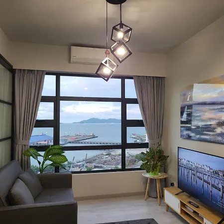 Kota Kinabalu Jesselton Quay Seaview With Washing Machine公寓